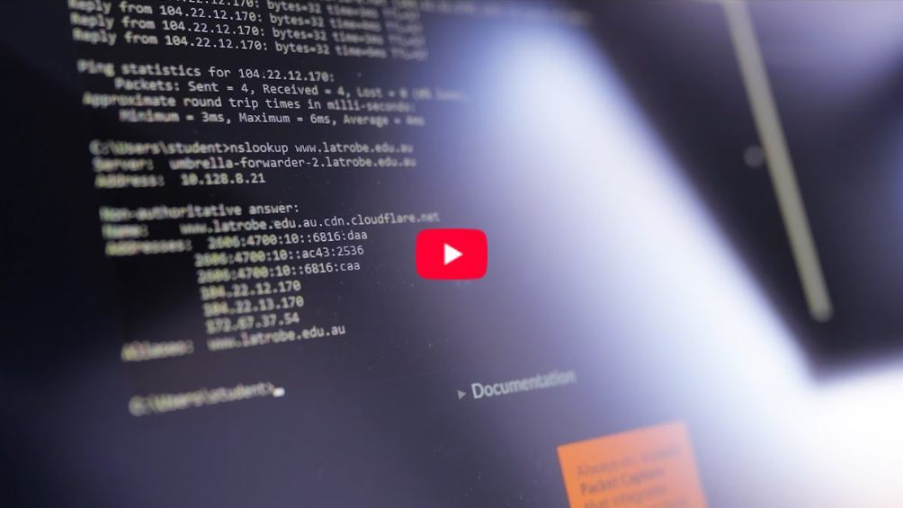 Play Video - If you’re passionate about technology - study Cybersecurity
