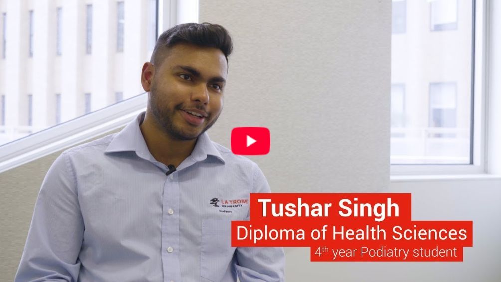 Play Video - Have a greater say over patient management - Tushar, Diploma of Health Sciences
