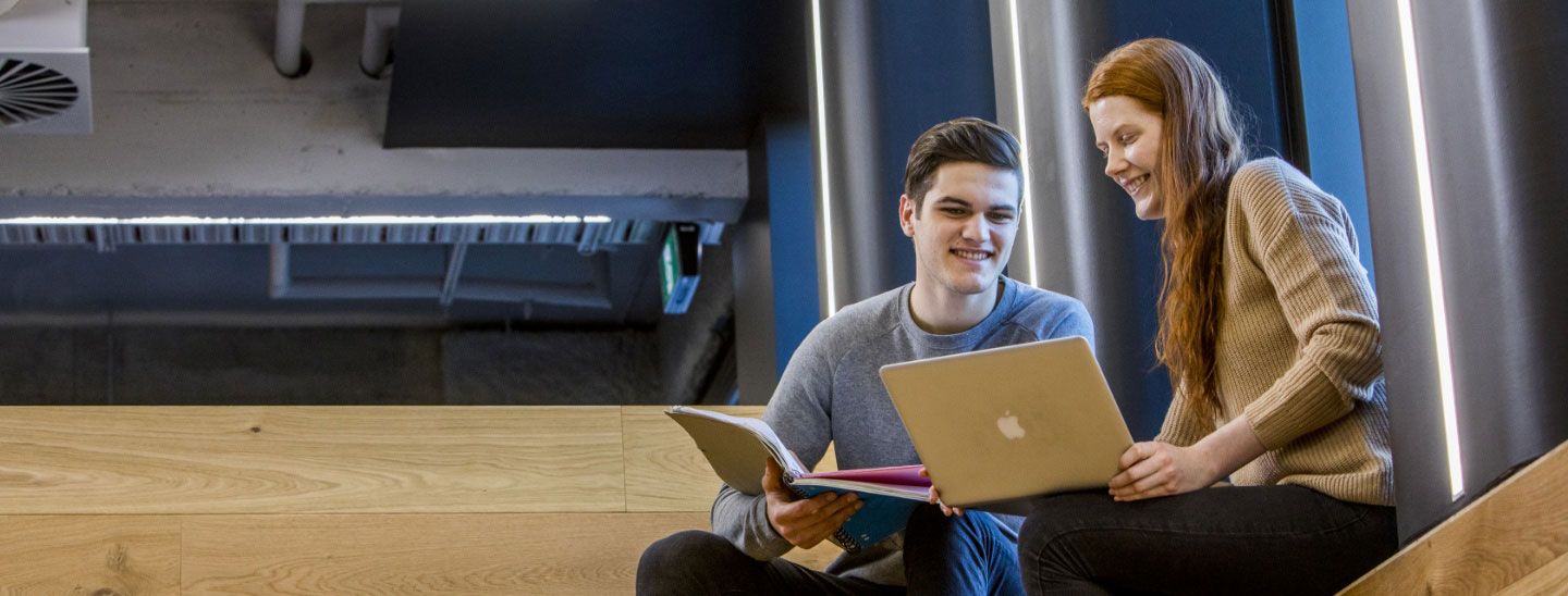 Group of students smiling