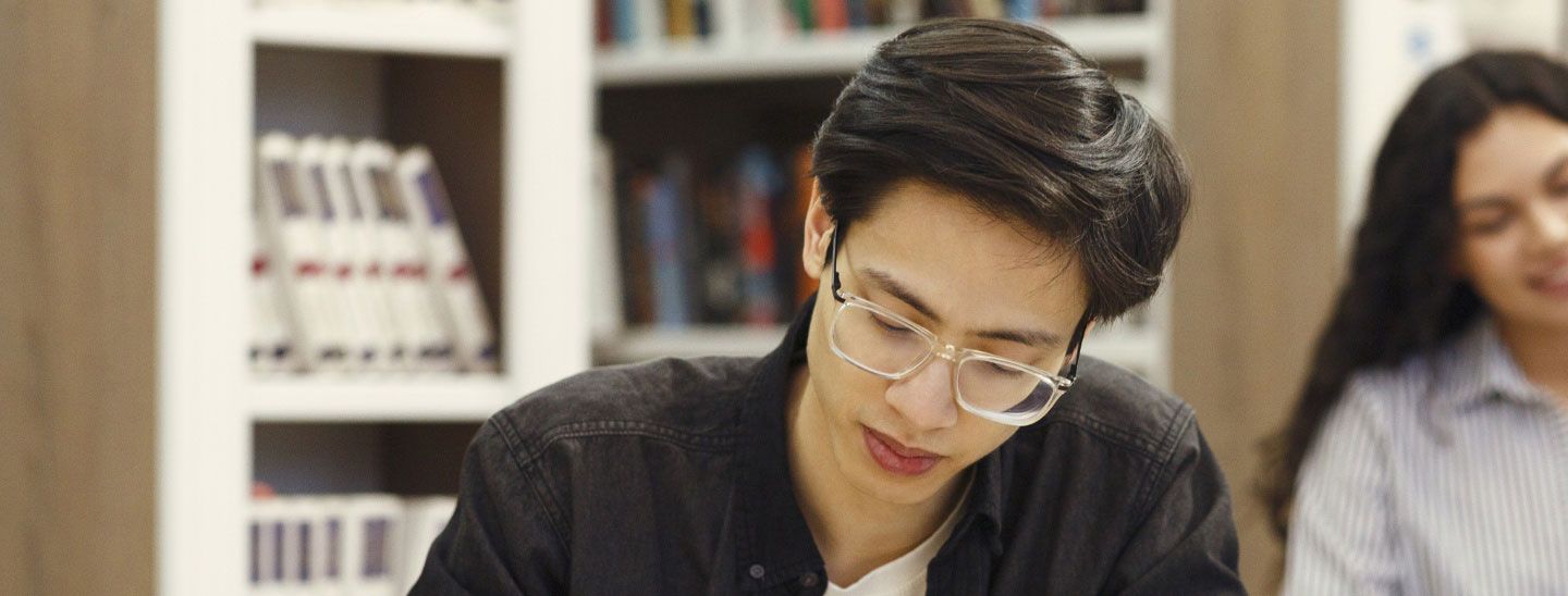 International male business student