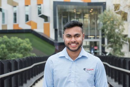 Male podiatry student