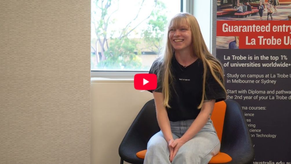 Play Video - Work towards your goal - Sarah, Diploma of Media and Communication